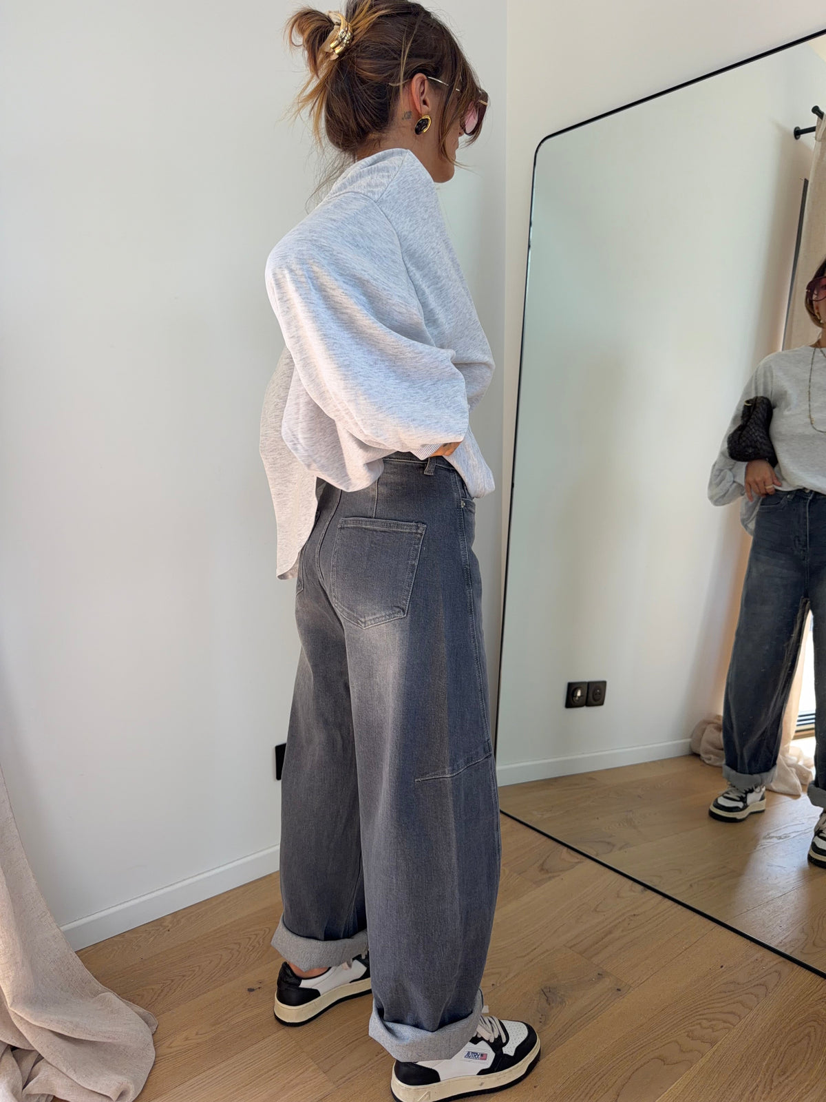 Jeans Mayron - gris clair